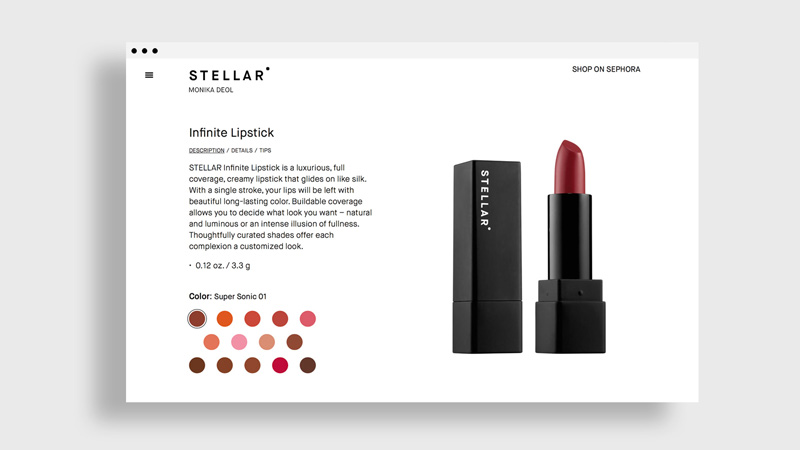Stellar美妝公司vi品牌形象設(shè)計(jì)案例分析
