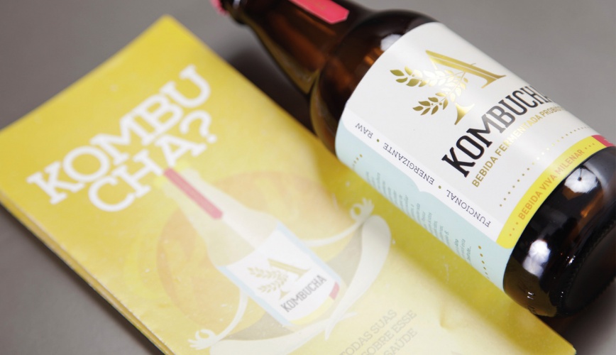 飲料品牌AinaKombucha品牌設(shè)計和產(chǎn)品包裝