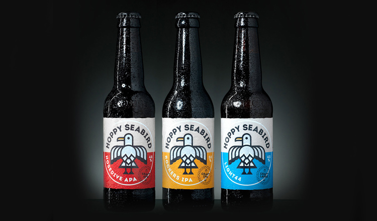 Hoppy Seabird啤酒品牌和包裝設(shè)計(jì)
