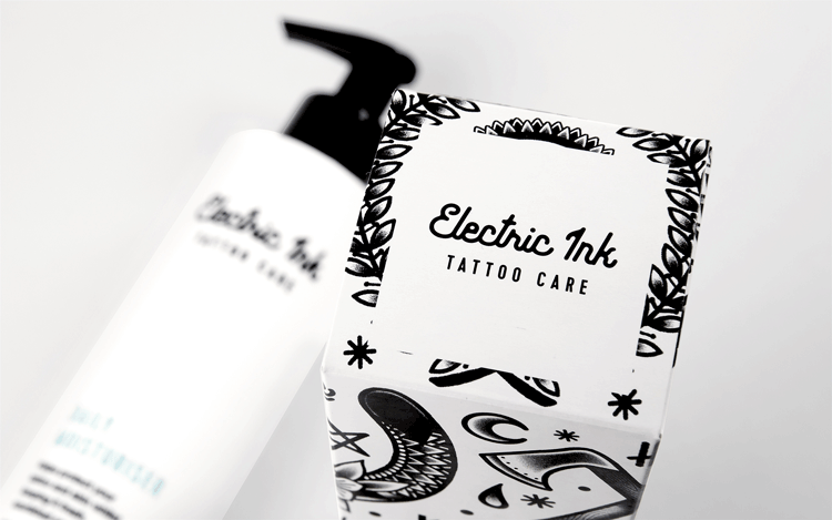 紋身護(hù)理品牌Electric Ink視覺識別設(shè)計