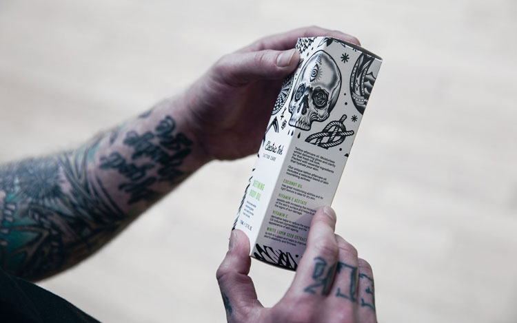 紋身護(hù)理品牌Electric Ink視覺識別設(shè)計
